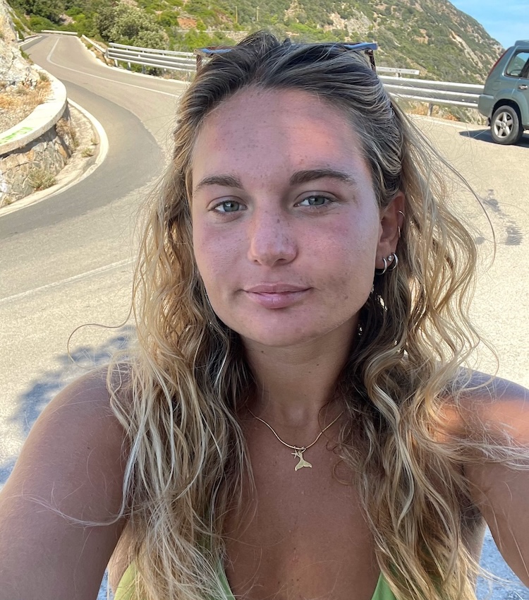 Istruttrice diving del centro immersioni all’Isola d’Elba